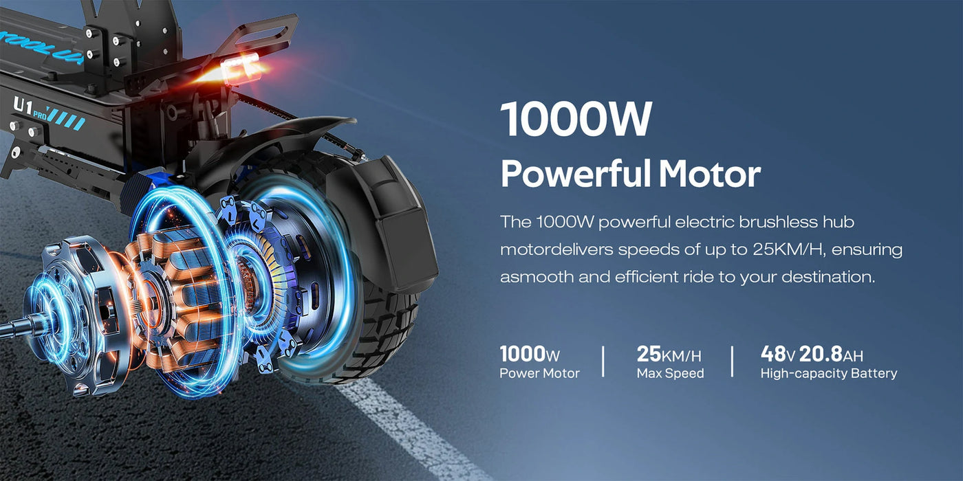 KOOLUX U1 PRO Dual-Motor Electric Scooter — feature 3