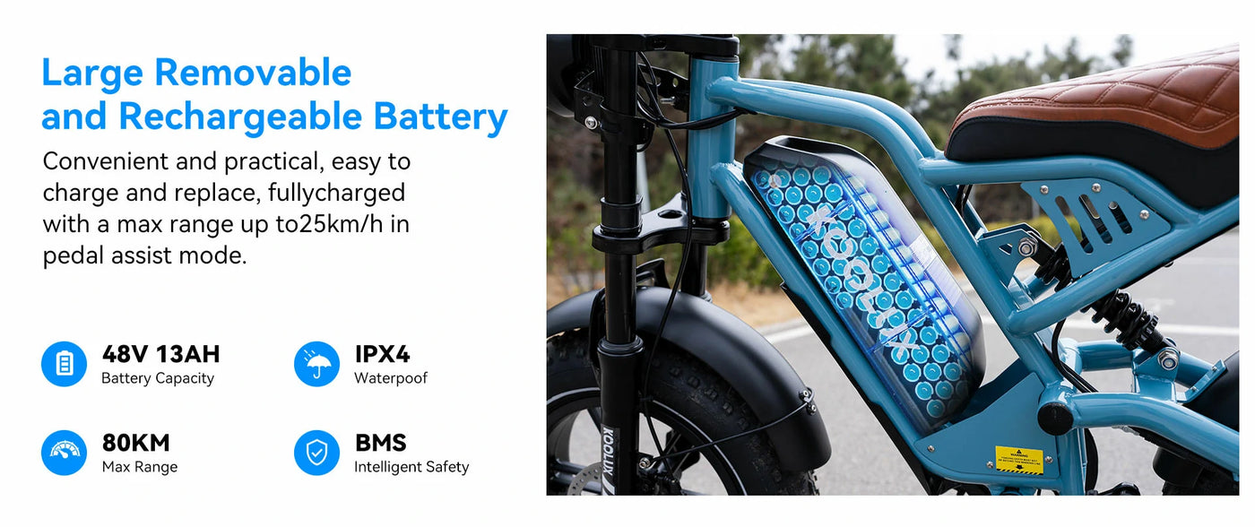 KOOLUX X9 Mini Electric Bike — feature 2