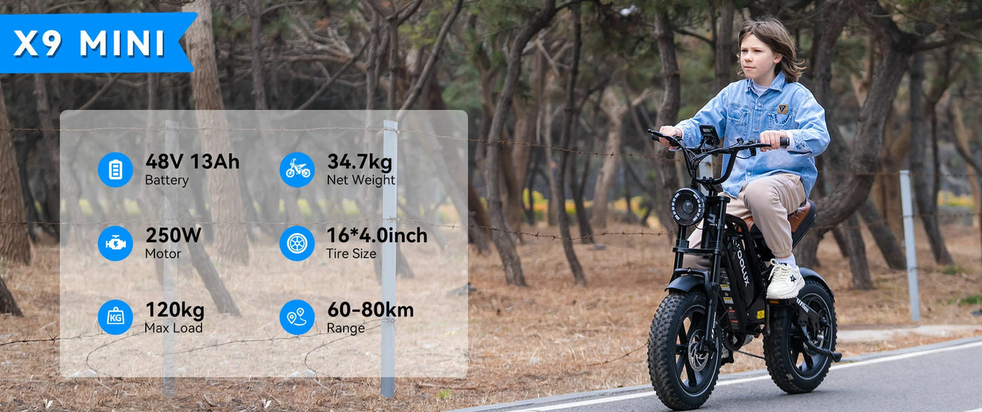 KOOLUX X9 Mini Electric Bike — feature 9